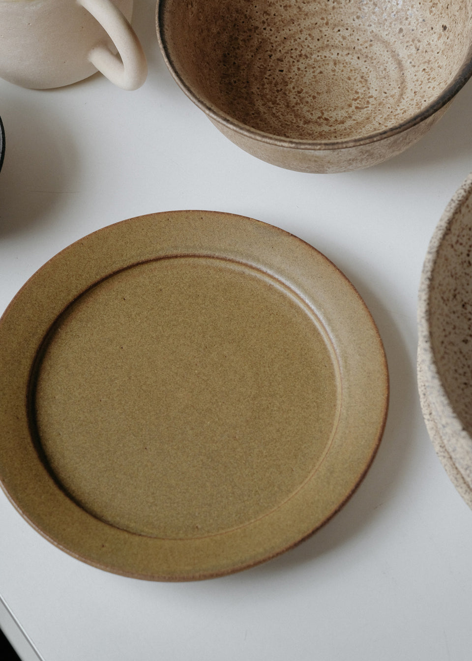 Garden Plate in Avocado Pit