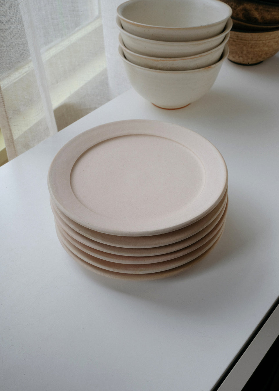 Garden Plate in Rose Water