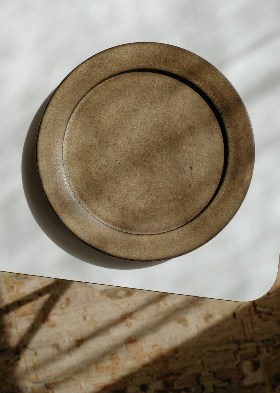 Garden Plate in Skipping Stone