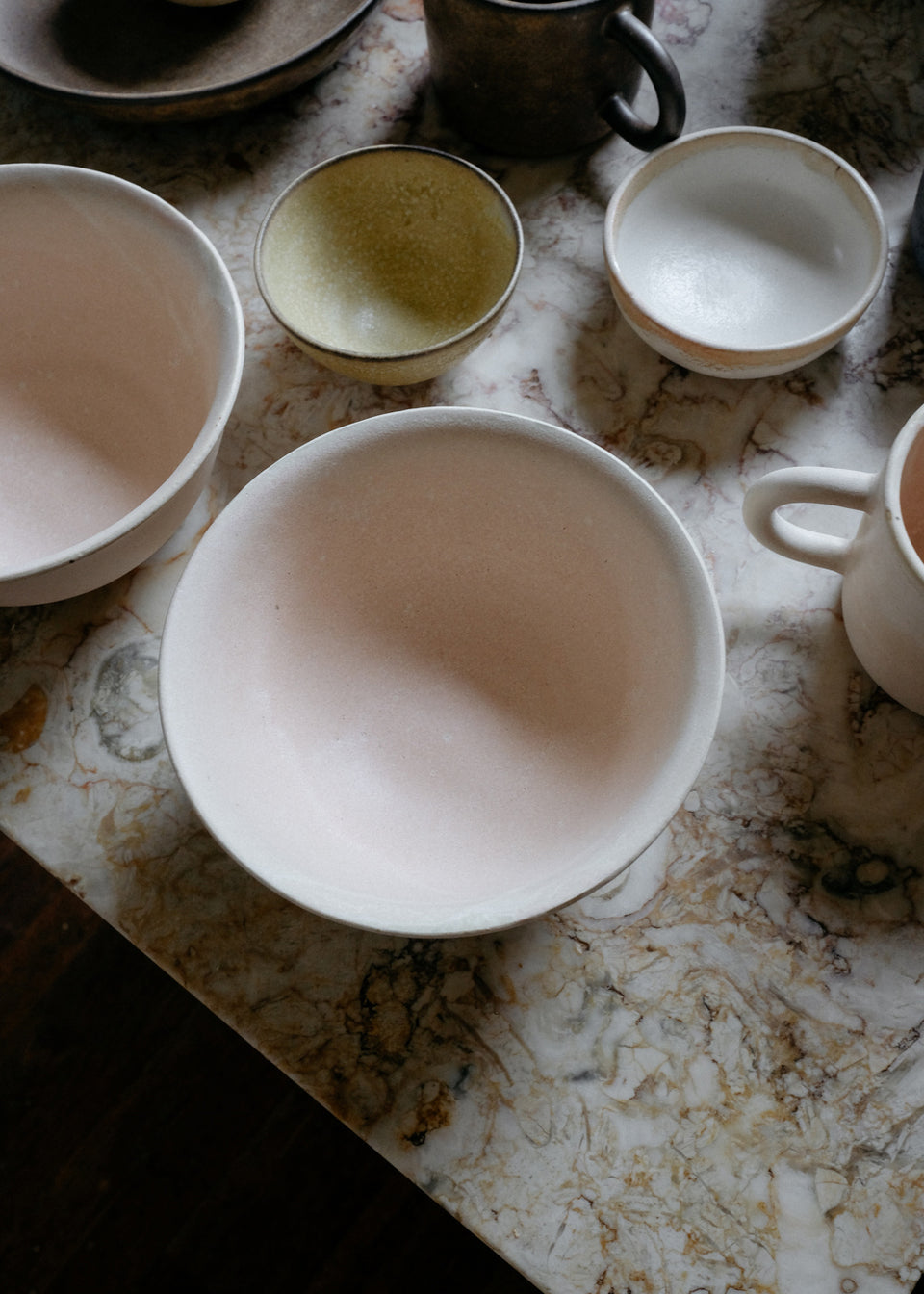 Rose Water Swoop Bowl